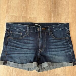 Express Women's Dark Blue Denim Shorts